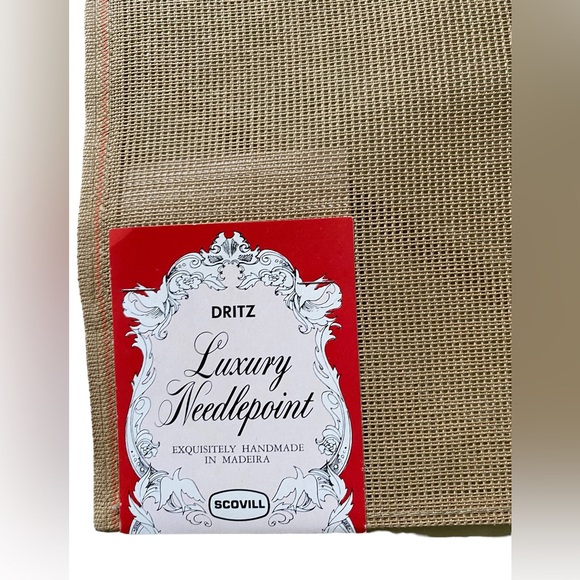 Butterflies And Roses PreWorked VTG NOS Dritz 2525/3 Needlepoint Madeira 18 X 24 - Picture 4 of 5